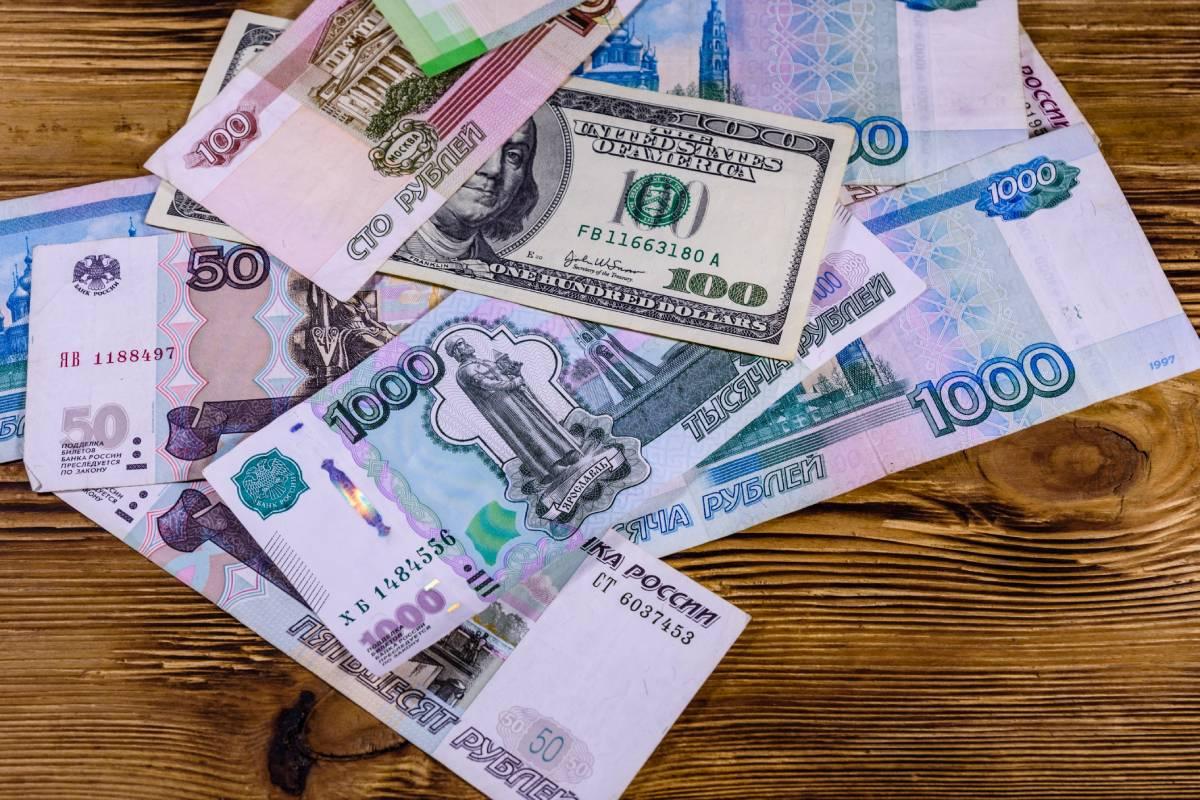 доллары в рубли